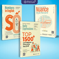 Bộ Sách: Numbers in English Cách Nói Số Chuẩn + Nuance 50 Sắc Thái Của Từ + Top 1500+ Cụm Từ Tiếng Anh - Lẻ/Combo