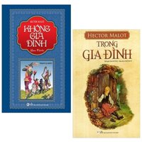 Bộ Sách Tiểu Thuyết Của Hector Malot Không Gia Đình  Trong Gia Đình Bộ 2 Cuốn