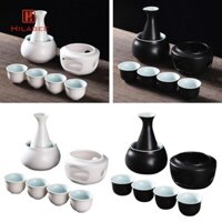 Bộ Sake Gốm Có Ấm Hơn, Cốc Truyền Thống, Bát Ấm, Gốm Sứ Rượu Sake Uống Làm Quà Tặng, Gia Đình, Nhà Hàng