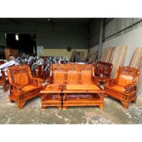 BỘ SALON GỖ TRÀM MẶT GÕ THÙNG QUẠT