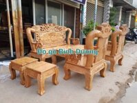 BỘ SALON TAY 12 GỖ SỒI NGA