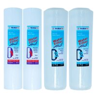 Bộ sản phẩm 02 lõi lọc số 1 PP & 01 lõi lọc 2 OCB & 01 lõi lọc số 3 CTO 10 inch Yamato (trắng)