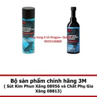 Bộ sản phẩm 3M Súc Kim Phun Xăng 08956 và Chất Phụ Gia Xăng 08813