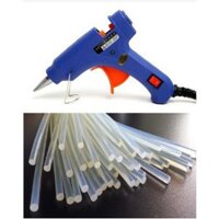 bộ sản phẩm 5 súng bắn keo tặng 70 keo nến dài 25cm