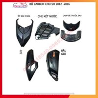 Bộ sản phẩm 6 món ốp các bon shvn 2012-2016 sh125/150i (Ảnh Sp thật)