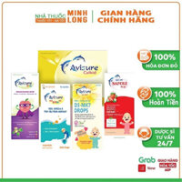Bộ sản phẩm Avisure cho bé D3 mk7 drops DHA smart kid Safoli drops Avisure muno Calkid