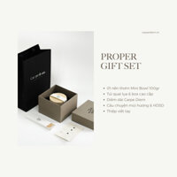 Bộ sản phẩm cao cấp Car pe di em - set quà tặng nến thơm gồm nến mini và bộ túi hộp cao cấp