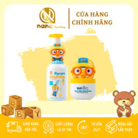 Bộ sản phẩm chăm sóc da dịu nhẹ & làm sạch toàn diện cho bé Pororo: Sữa tắm hương hoa x Kem dưỡng ẩm - NaNa