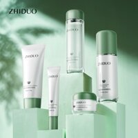 Bộ sản phẩm chăm sóc da mặt làm sạch sâu Zhiduo Green Diamond, hydrat hóa da, năm bộ trang điểm [ljs]
