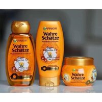 Bộ sản phẩm chăm sóc tóc Garnier Wahre Schatze Argan Camelia Ol