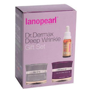 Bộ sản phẩm chống lão hóa chuyên sâu Lanopearl Dr Dermax Deep Wrinkle Gift Set