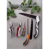 bộ sản phẩm cưa kéo cắt tỉa cây cảnh ,dụng cụ bon sai cây cảnh làm vườn