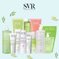 Bộ Sản Phẩm Dành Cho Da Dầu Mụn SVR - Sửa Rửa Mặt - Kem dưỡng - Serum - Kem chống nắng
