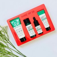 Bộ Sản Phẩm Dành Cho Da Mụn Some By Mi 4 Món AHA-BHA-PHA 30 Days Miracle AC SOS Kit