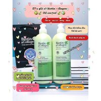 Bộ Sản Phẩm Dầu Gội Xả Biotin Collagen Voudioty OIL CONTROL Kiềm Dầu 500ml
