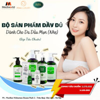 Bộ Sản Phẩm Đầy Đủ Dành Cho Da Dầu Mụn(Nhẹ)-Mỹ Phẩm Công Nghệ Sinh Học