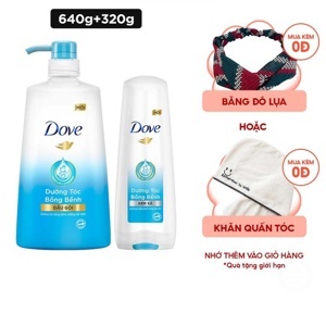 Bộ sản phẩm Dove dưỡng tóc bồng bềnh