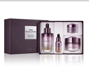 Bộ sản phẩm dưỡng da ban đêm Missha Time Revolution Night Repair