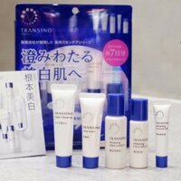 Bộ Sản Phẩm Dưỡng Da 𝐓𝐑𝐀𝐍𝐒𝐈𝐍𝐎 𝐌𝐢𝐧𝐢 𝐊𝐢𝐭 (5 món)