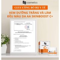 Bộ sản phẩm dưỡng trắng AA cosmetics C+