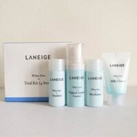 Bộ Sản Phẩm Dưỡng Trắng Da Laneige White Dew Trial Kit (4 Items) hp