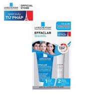 Bộ sản phẩm giảm mụn ngừa thâm siêu hiệu quả trong 12h La Roche-Posay Effaclar Kit