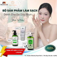 Bộ Sản Phẩm Làm Sạch Dành Cho Da Dầu Mụn-Mỹ Phẩm Công Nghệ Sinh Học