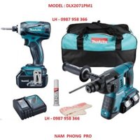 Bộ sản phẩm Makita DLX2071PM1 (DHR263+DTD146)