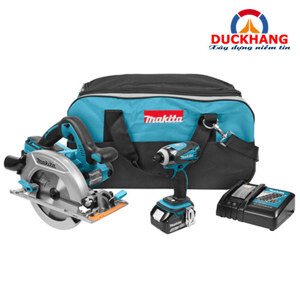 Bộ sản phẩm máy cưa, máy khoan chạy pin Makita DLX2085M