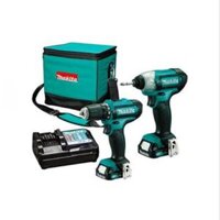 Bộ sản phẩm máy khoan, bắt vít MAKITA CLX201S