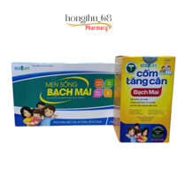Bộ sản phẩm MEN SỐNG và CỐM TĂNG CÂN BẠCH MAI