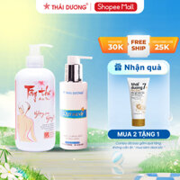 Bộ sản phẩm sữa tắm  Tây Thi 480ml hương hoa đào và dung dịch vệ sinh Quý Phi VIP 120ml-Sao Thái Dương