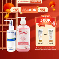 Bộ sản phẩm sữa tắm  Tây Thi 500ml hương Hoa Đào và dung dịch vệ sinh Quý Phi VIP 120ml-Sao Thái Dương