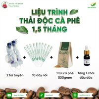 Bộ sản phẩm thải độc cà phê Gland 1,5 tháng – hỗ trợ giảm cân, giảm mỡ, thanh lọc cơ thể