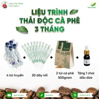 Bộ sản phẩm thải độc cà phê Gland 3 tháng – hỗ trợ giảm cân, giảm mỡ, thanh lọc cơ thể