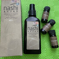 Bộ sản phẩm tinh dầu dưỡng tóc NASHI ARGAN OIL 100ml + 3 lọ huyết thanh Filler 8ml-Ý