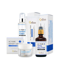 Bộ sản phẩm trị mụn ẩn Queenie AC Pure Total Solution Mỹ Phẩm Hàn Quốc