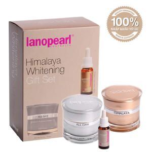 Bộ sản phẩm trị nám & dưỡng trắng da Lanopearl Himalaya Whitening Gift Set