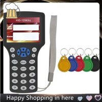 Bộ sao chép thẻ thông minh RFID 10 tần số + Móc khóa 5XIUID 125K 13.56 MHz Bộ sao chép chìa khóa máy photocopy RFID