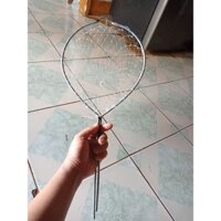 bộ sào inox rút 6m với vợt hái trái cây cả cuống trái