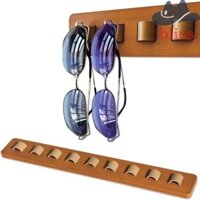Bộ sắp xếp kính râm BLISS, Giá trưng bày kính mắt tự dính treo tường, Tiết kiệm không gian đa chức năng Kệ lưu trữ kính mắt di động bền bỉ Phòng tắm