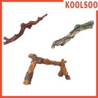 Bò Sát Leo Nhánh Nhựa Điêu Khắc Thực Vật Giả Phụ Kiện Xe Tăng Cho Ếch Râu Rồng Chameleon Da Báo Tắc kè