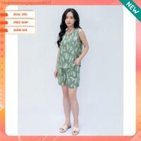 Bộ sát nách quần đùi lanh Wonner 22051