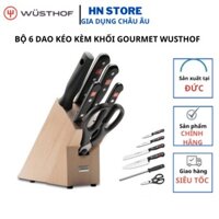 Bộ Sáu Dao Bếp Wusthof Gourmet 9867-2 Kèm Khối Lưu Trữ