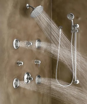 Bộ sen âm tường Massage Kingsley TS275