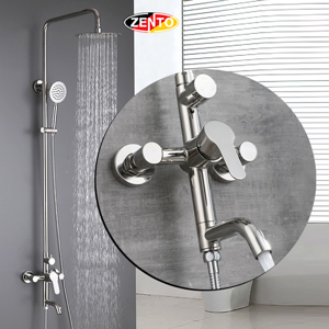 Bộ sen cây nóng lạnh cao cấp inox304 SUS8403P (Polished)