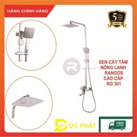 Bộ sen cây tắm đứng cao cấp Rangos RG-301, sen cây cao cấp nước khỏe hàng đồng