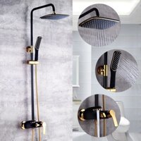 Bộ sen cây tắm đứng nóng lạnh, Vòi hoa sen, Bộ sen vòi tắm đứng - Hàng Nhập Khẩu (Đen) [Chính Hãng]