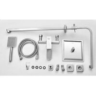 Bộ Sen Cây Tắm Đứng Nóng Lạnh INOX SUS 304 Cao Cấp Đầy Đủ - Hàng Chính Hãng KG  - Sen cây vuông