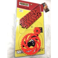 Bộ Sên Nhông Dĩa Màu 9li ComBiz Cho Exciter 135 / Exciter 150